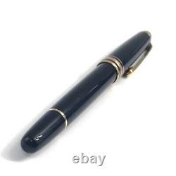Montblanc Meisterstuck 144 Black & Gold 14K Fountain Pen USED