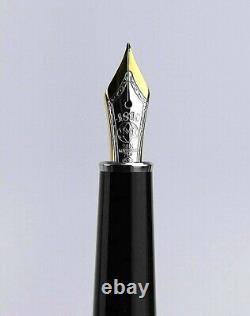 Montblanc Meisterstuck 144 Doue Solitaire 18k Gold Nib F Fountain Pen 5012 Used