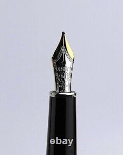 Montblanc Meisterstuck 144 Doue Solitaire 18k Gold Nib M Fountain Pen 5013 New