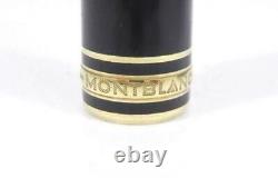 Montblanc Meisterstuck 144 Fountain Pen 14K Nib Black x Gold 135mm