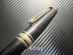 Montblanc Meisterstuck 144 Fountain Pen EF All Gold Black Evo Refill