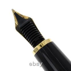 Montblanc Meisterstuck 144 black Nib 14K gold / Fine (F)