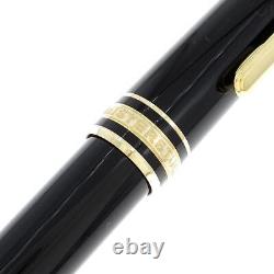 Montblanc Meisterstuck 144 black Nib 14K gold / Fine (F)