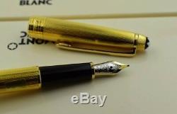 Montblanc Meisterstuck 144V Solitaire Gold Vermeil Barley Classique Fountain Pen