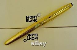 Montblanc Meisterstuck 144V Solitaire Gold Vermeil Barley Classique Fountain Pen