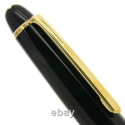 Montblanc Meisterstuck # 145 Classic Black NIB 14K gold B (5528)