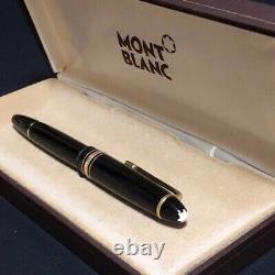 Montblanc Meisterstuck 146 Black 14C Fountain nib All gold with box