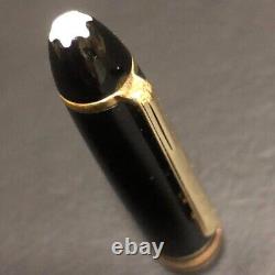 Montblanc Meisterstuck 146 Black 14C Fountain nib All gold with box