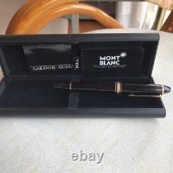 Montblanc Meisterstuck 146 Black & Gold 14K Fountain Pen Boxed