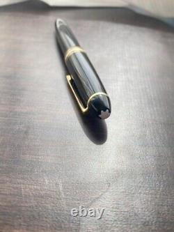Montblanc Meisterstuck 146 Black & Gold 14K Fountain Pen USED