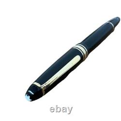 Montblanc Meisterstuck 146 Black & Gold 14K Fountain Pen USED