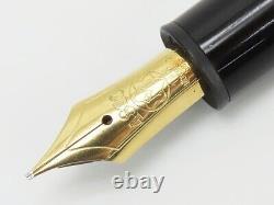 Montblanc Meisterstuck 146 FOUNTAIN PEN GOLD NIB 14K 585 SIZE M Used