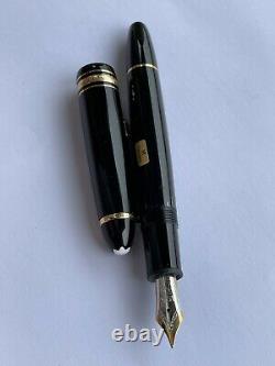 Montblanc Meisterstuck 146 Fountain Pen Gold Nib 14k 585 Size M Made In Germany