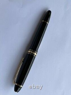 Montblanc Meisterstuck 146 Fountain Pen Gold Nib 14k 585 Size M Made In Germany