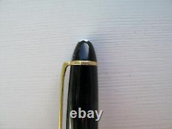 Montblanc Meisterstuck 146 Fountain Pen, w 4810 14K Gold Nib, W Germany Mark