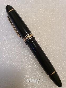 Montblanc Meisterstuck 149 14K, Gold F Nib, Fountain Pen Very Nice Working Cond