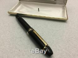 Montblanc Meisterstuck 149 14Kt Gold Broad Pt Fountain Pen In Box From 80s
