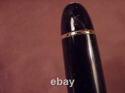 Montblanc Meisterstuck #149 Black, 2 Toned 18c Medium Nib, Gft Mint Condition