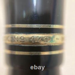Montblanc Meisterstuck 149 Black & Gold 14C Fountain Pen M Nib USED