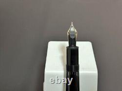 Montblanc Meisterstuck 149 Black & Gold 14K 585 Fountain Pen F Nib USED
