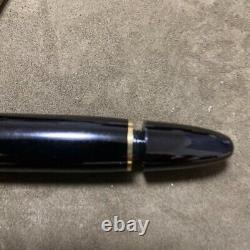 Montblanc Meisterstuck 149 Black & Gold 14K Ebonite Fountain Pen B Nib USED