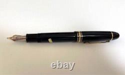 Montblanc Meisterstuck 149 Black & Gold 14K Fountain Pen B Nib Boxed