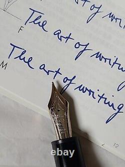 Montblanc Meisterstuck 149, Deploma 14K Gold M Nib Fountain Pen very nice workin