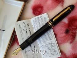 Montblanc Meisterstuck 149 Diplomat Gold, 18K Nib M Fountain Pen Ex Condition