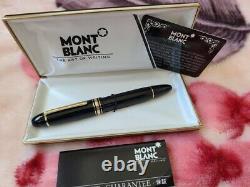Montblanc Meisterstuck 149 Diplomata Gold Two tone, 14K Nib M Fountain Pen very