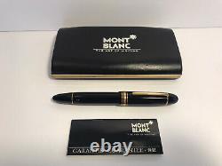 Montblanc Meisterstuck 149 Fountain Pen 18k Gold 4810 750 Nib