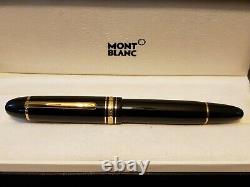 Montblanc Meisterstuck 149 Fountain Pen 18k Gold F nib