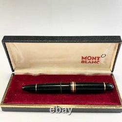 Montblanc Meisterstuck 149 Gold 18K Nib M Fountain Pen From Japan