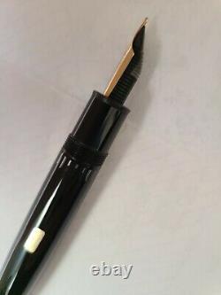 Montblanc Meisterstuck 149 Gold Two tone 18k Nib M Fountain Pen 1980s