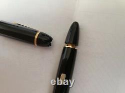Montblanc Meisterstuck 149 Gold Two tone 18k Nib M Fountain Pen 1980s
