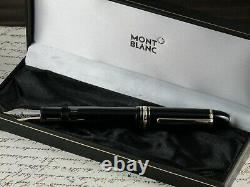 Montblanc Meisterstuck 149 Legrand Fountain Pen Nib Gold 14 Kt Two Tone + Box