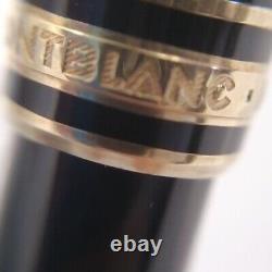 Montblanc Meisterstuck 14K Fountain Pen 4810 Black & Gold 585 USED