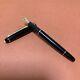 Montblanc Meisterstuck 14k 585 Black Gold Fountain Pen 4810 USED