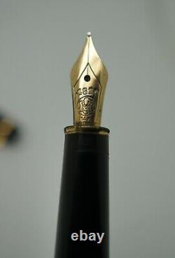Montblanc Meisterstuck 14k Gold Black 4810 Fountain Pen Germany