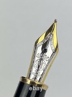 Montblanc Meisterstuck 14k Solitaire Gold Nib 4810 Barley Fountain Pen