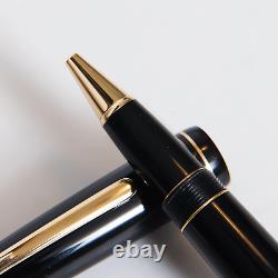 Montblanc Meisterstuck 162 Black & Gold LeGrand Rollerball Pen Preowned