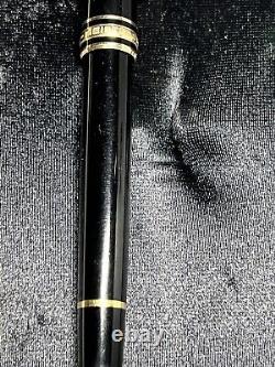 Montblanc Meisterstuck 163 Rollerball Pen Black w Gold Trim Original Box Refills
