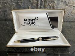 Montblanc Meisterstuck 164 Black & Gold Ballpoint Pen New In Box c. 1980