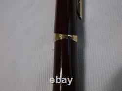 Montblanc Meisterstuck # 181 Burgundy & Gold Trim Ballpoint Pen