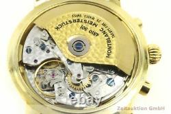 Montblanc Meisterstück 18K (0,750) Gold Chronograph Automatik Herrenuhr Ref 7000