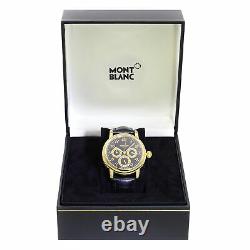 Montblanc Meisterstuck 18K Yellow Gold Dual Time Day Date Automatic Watch 7013