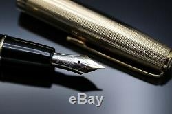 Montblanc Meisterstuck 744 Rolled Gold Barley Fountain Pen 1951-56