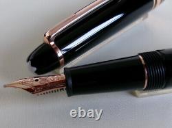 Montblanc Meisterstuck 90 Years Classique Fountain Pen Red Gold Plated 14K F Nib