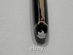 Montblanc Meisterstuck Black Gold Ballpoint Roller Pen Germany WITH BOX