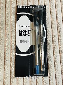 Montblanc Meisterstuck Black Gold Ballpoint Roller Pen Set WithFillers & Box