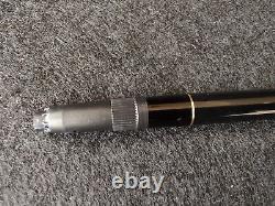 Montblanc Meisterstuck Black and Gold Fountain Pen 14k, No ink -f0530-1